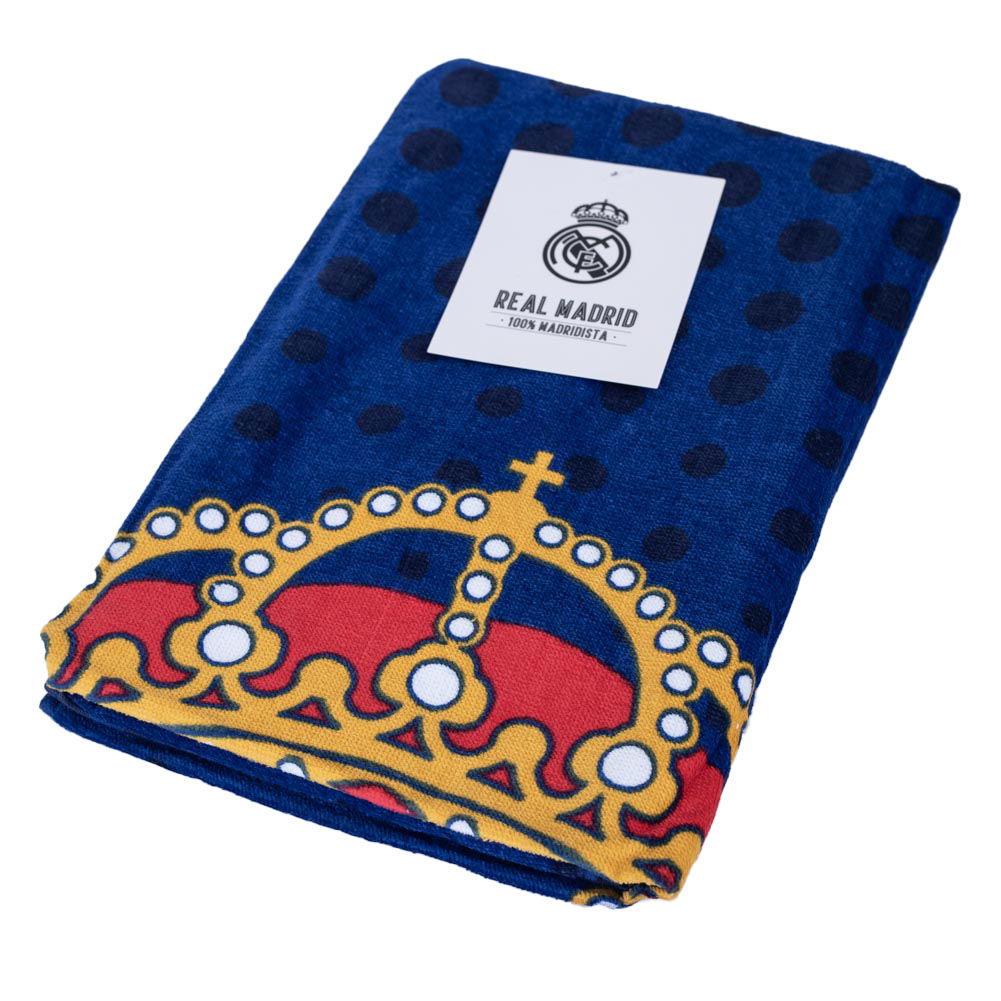 Real Madrid CF Blue Towel