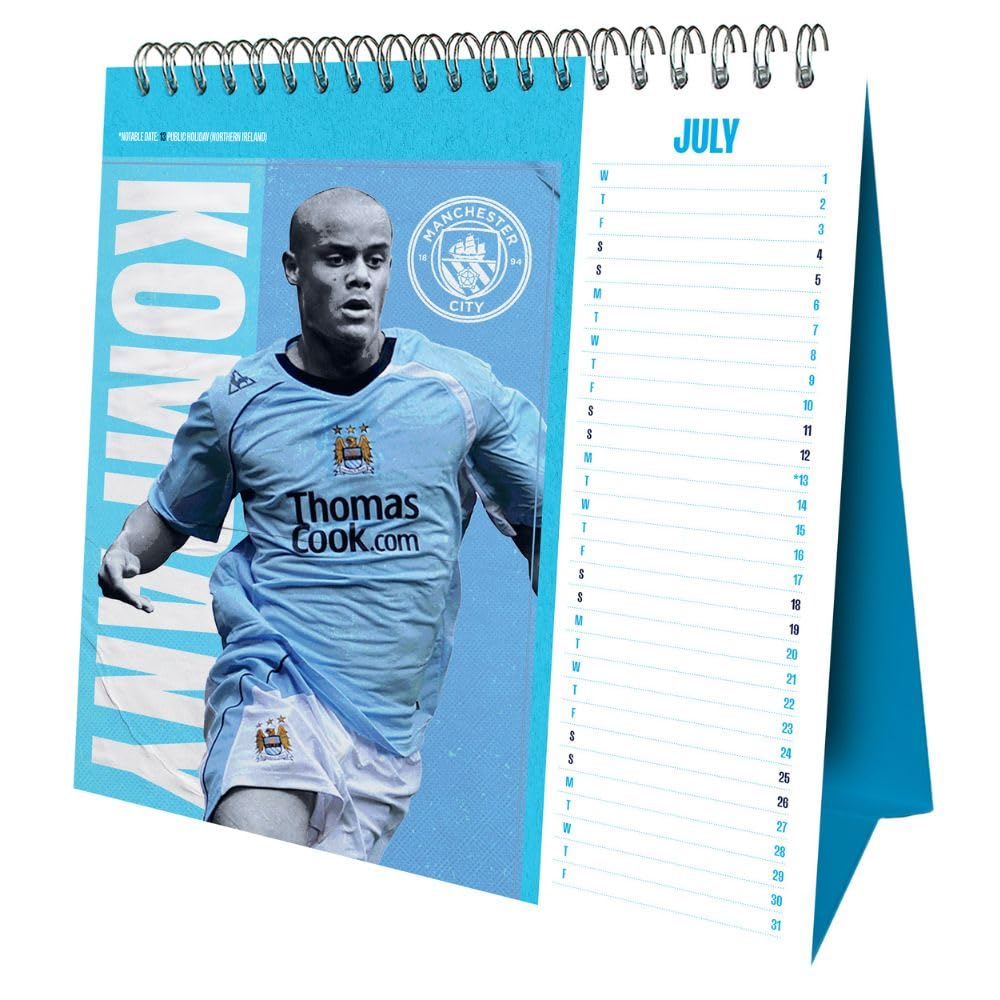 Manchester City FC Desktop Calendar 2026