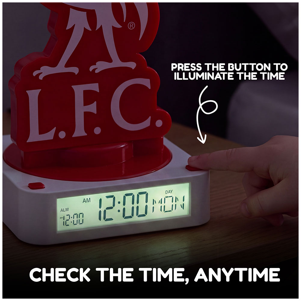 Liverpool FC Light Up Alarm Clock