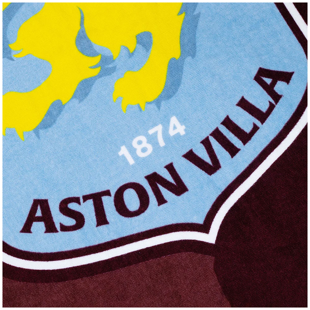 Aston Villa FC Shadow Crest Towel