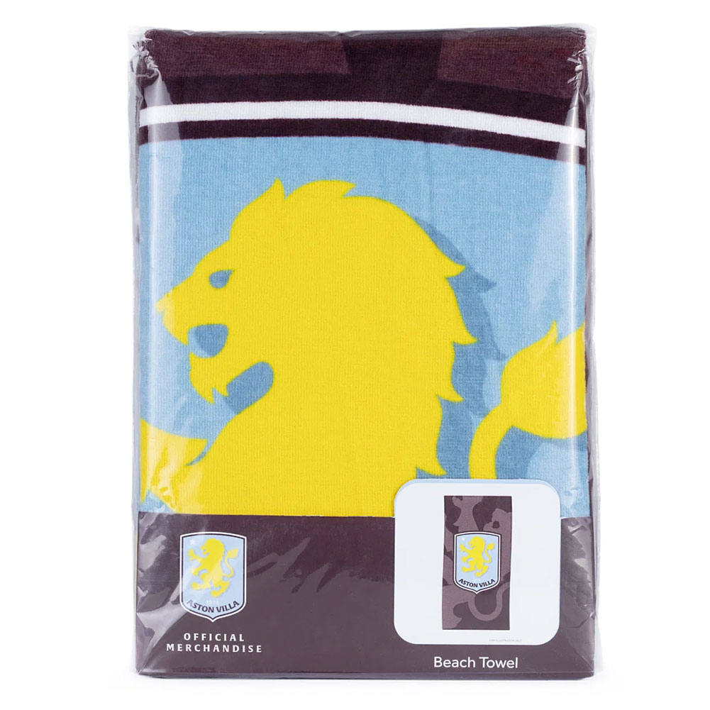 Aston Villa FC Shadow Crest Towel