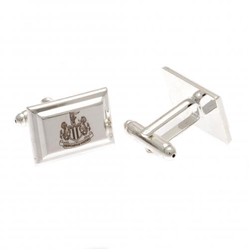 Newcastle United FC Silver Plated Cufflinks
