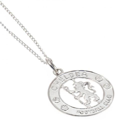 Chelsea FC Sterling Silver Pendant &amp; Chain CR