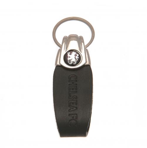 Chelsea FC Italian Leather Keyring