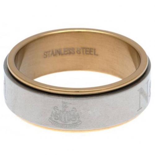 Newcastle United FC Bi Colour Spinner Ring XXX-Large