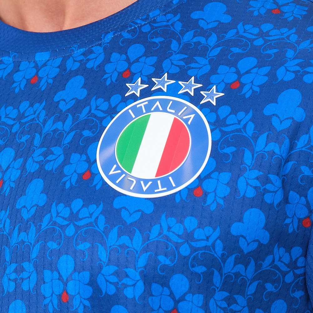 Italy Legacy Football Jersey Blue (Wolvate) Kids Short Sleeve