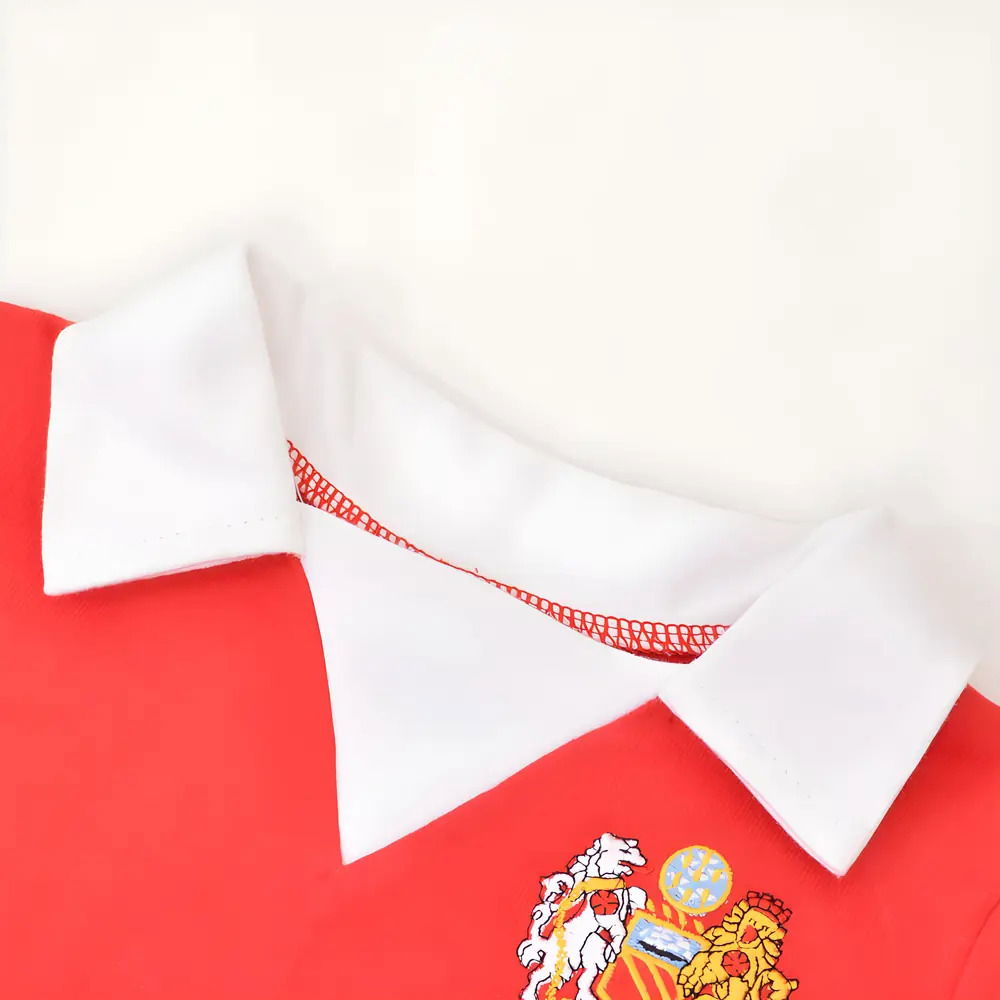 Manchester Reds 1970s Kids Retro Football Shirt