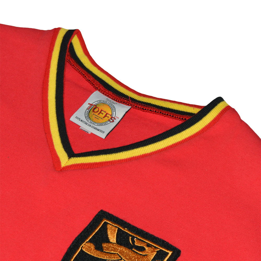 Belgium 1970 Kids Red Retro Football Shirt