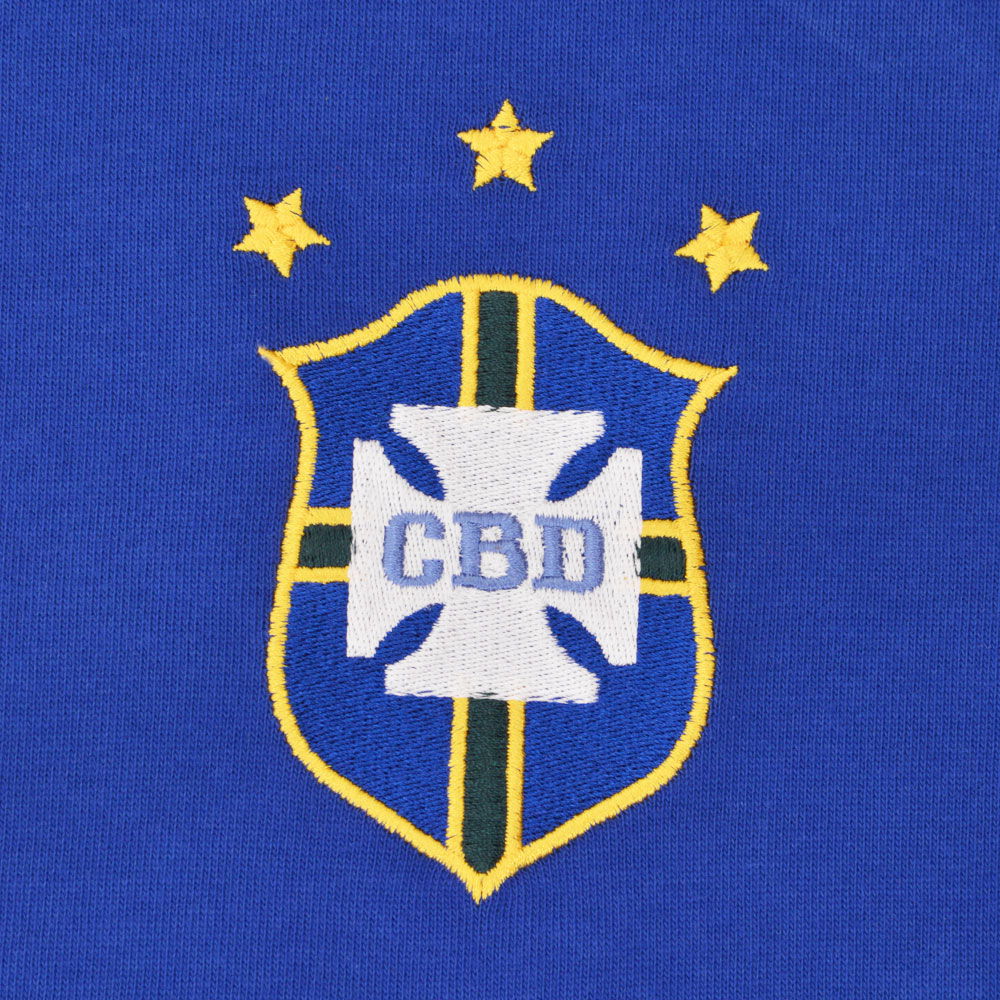 Brazil 1971 3 Star Kids Retro Football Shirt