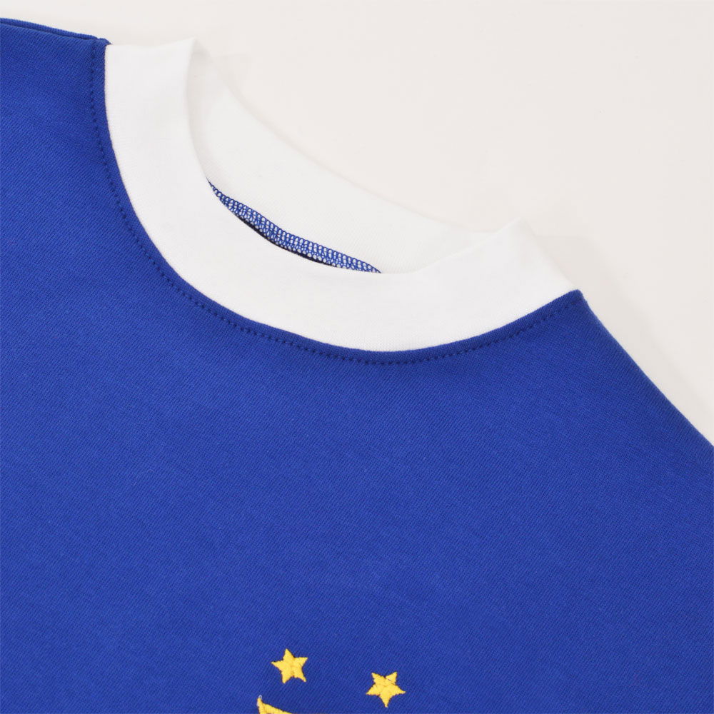 Brazil 1971 3 Star Kids Retro Football Shirt