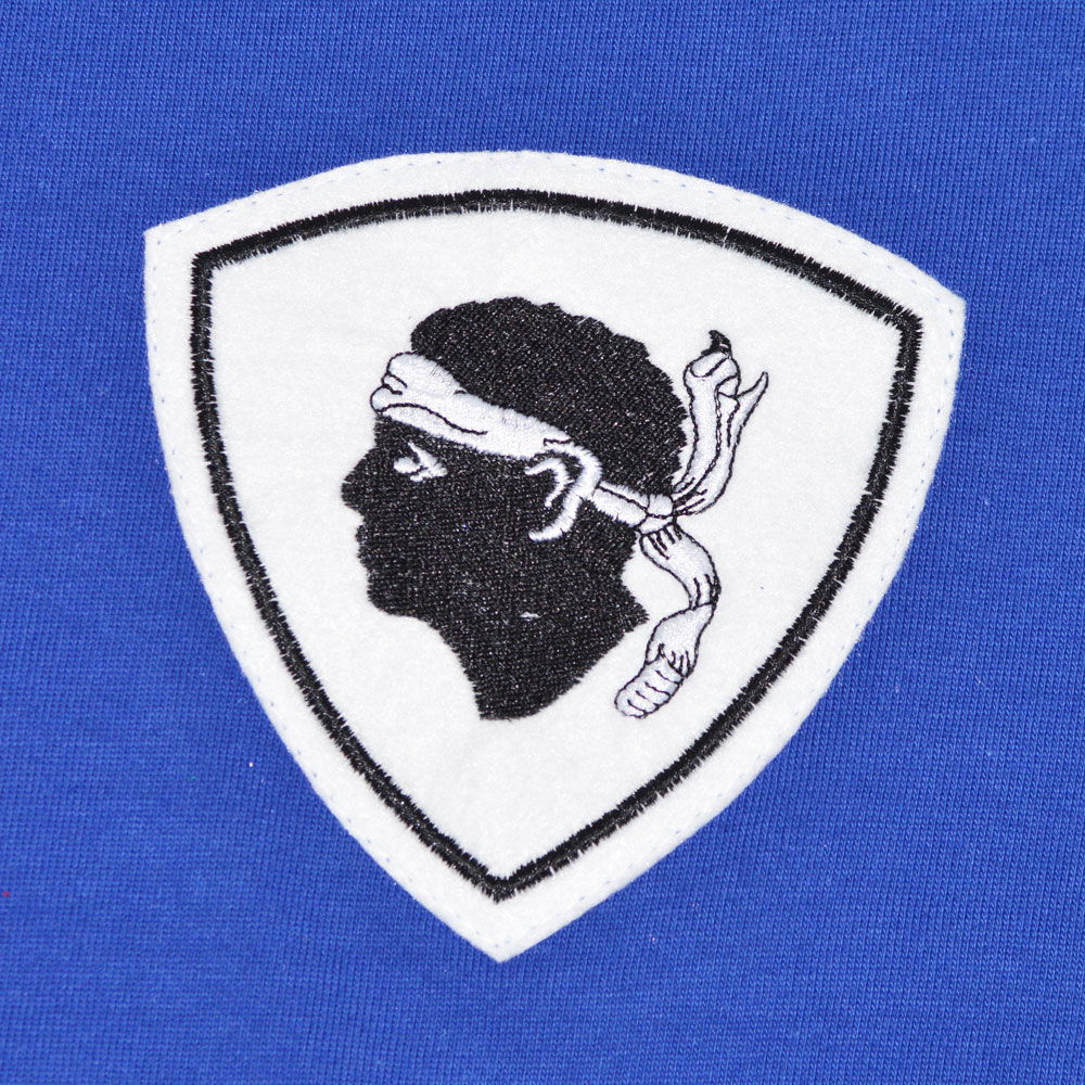 Bastia 1970s Shirt Kids Retro Football Shirt