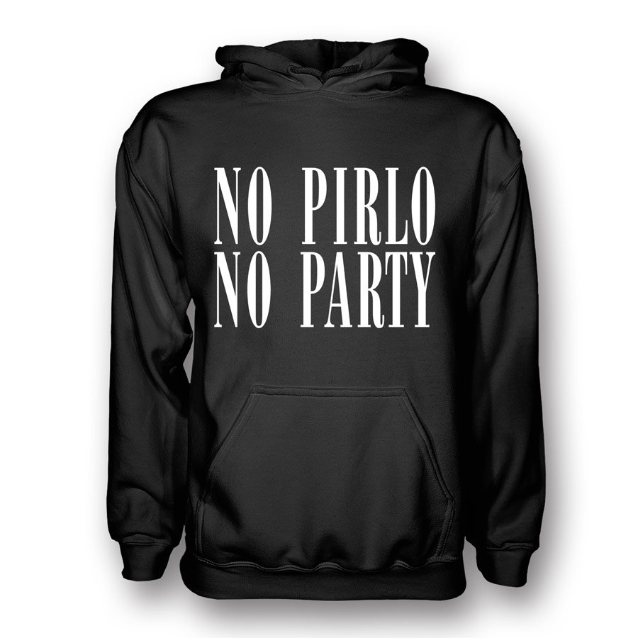 No Pirlo No Party Hoody (black) - Kids