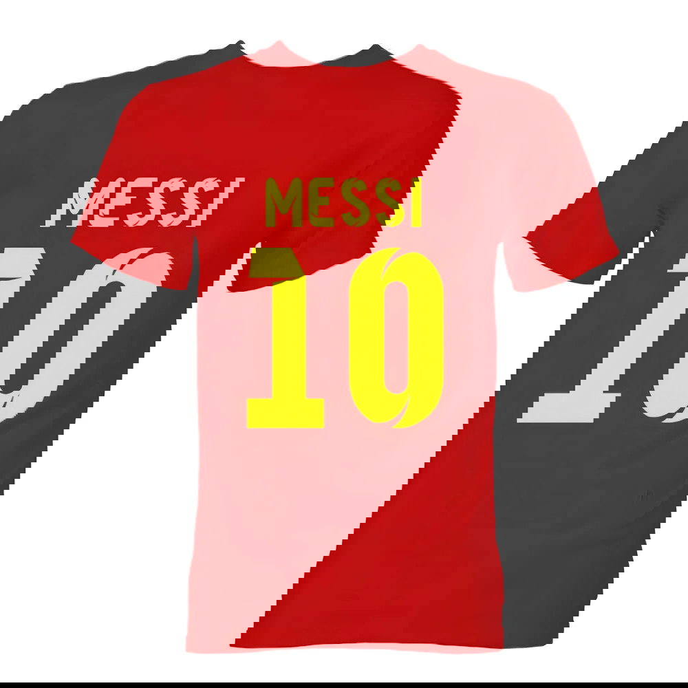 Barcelona Lionel Messi Hero T-Shirt (Red)