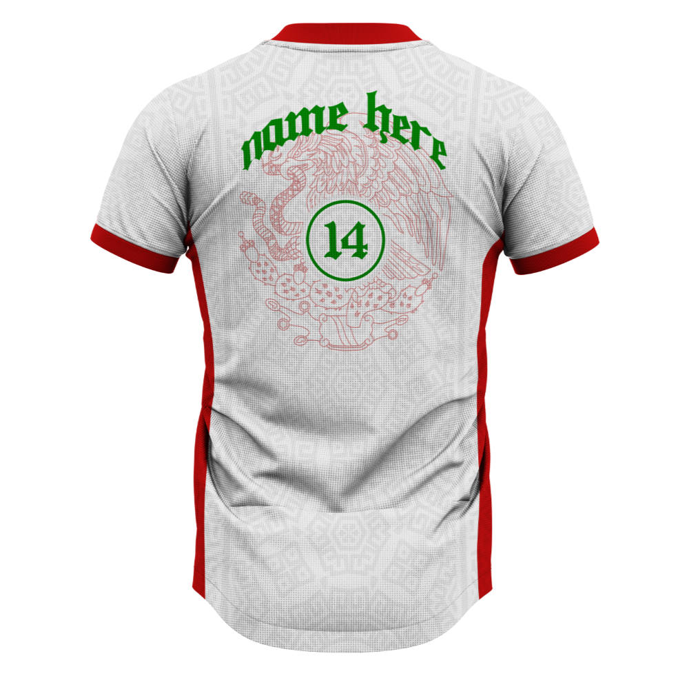 Mexico Aguila Supporter Jersey (White) Kids Short Sleeve
