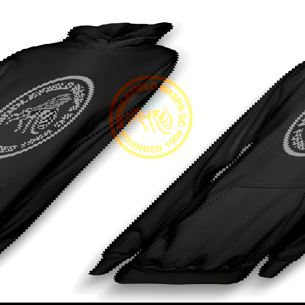 Middlefield Wasps Core Hooded Top (Black)