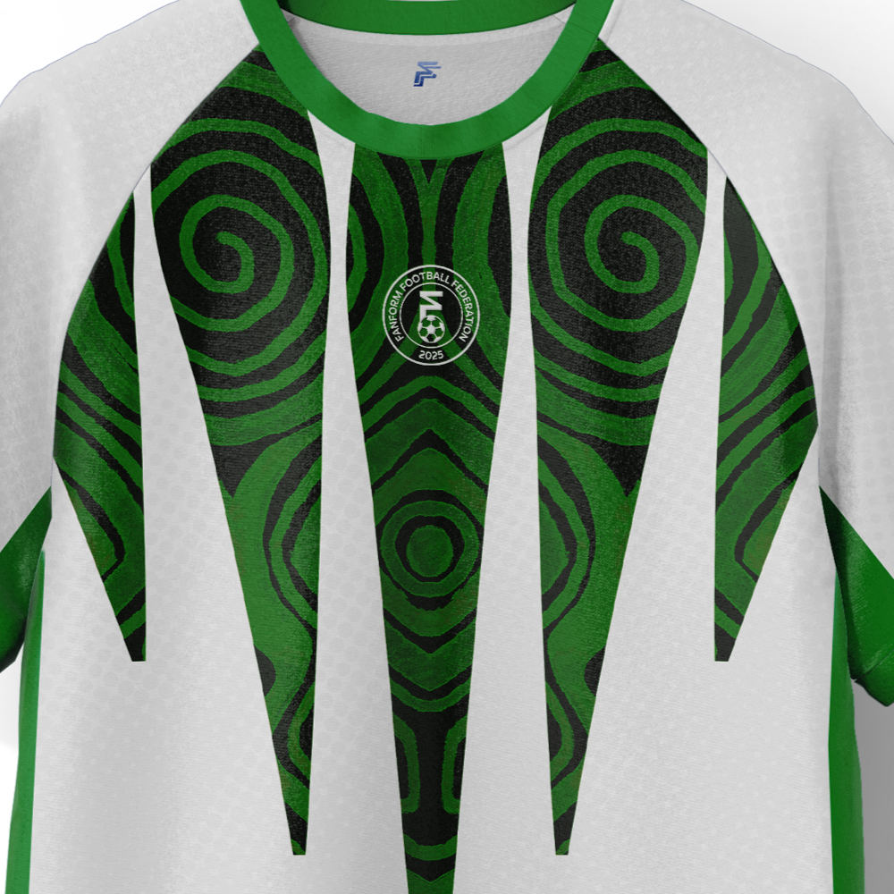 Nigeria Super Eagles Away Supporter Jersey Kids Short Sleeve