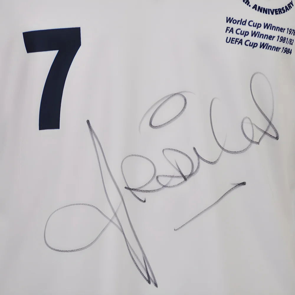 Limited Edition Ossie Ardiles Signed Football Shirt