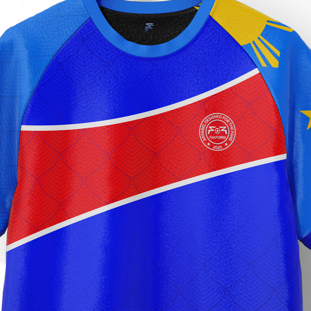 Philippines Azkals Home Supporter Jersey Adult Short Sleeve