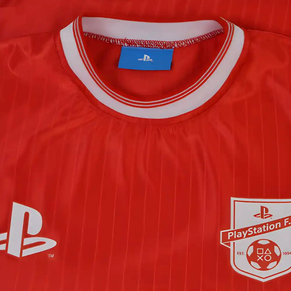 Playstation Tee Red Shadow Stripe Polyester
