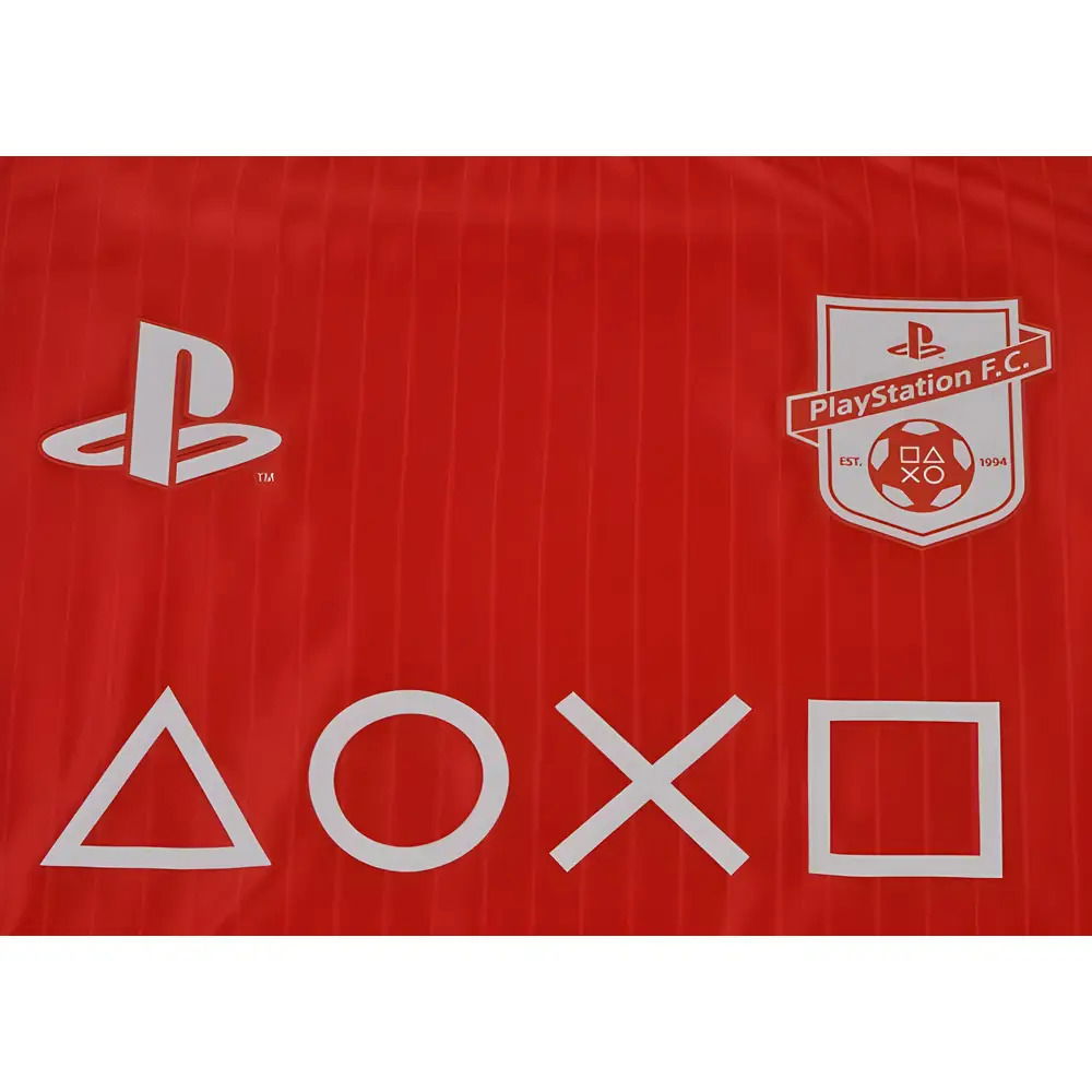 Playstation Tee Red Shadow Stripe Polyester
