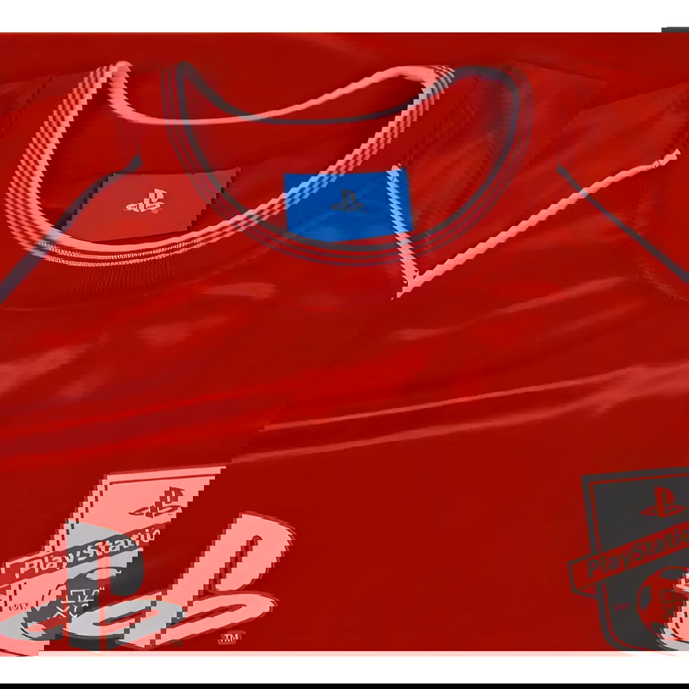 Playstation Tee Red Polyester