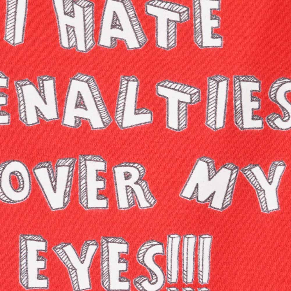 Kids I Hate Penalties Red/White Ringer
