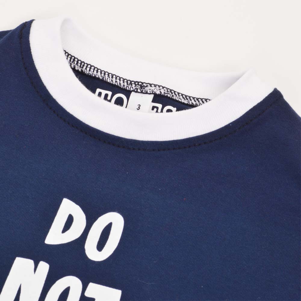 Kids Do Not Sub Me - Navy/White Ringer