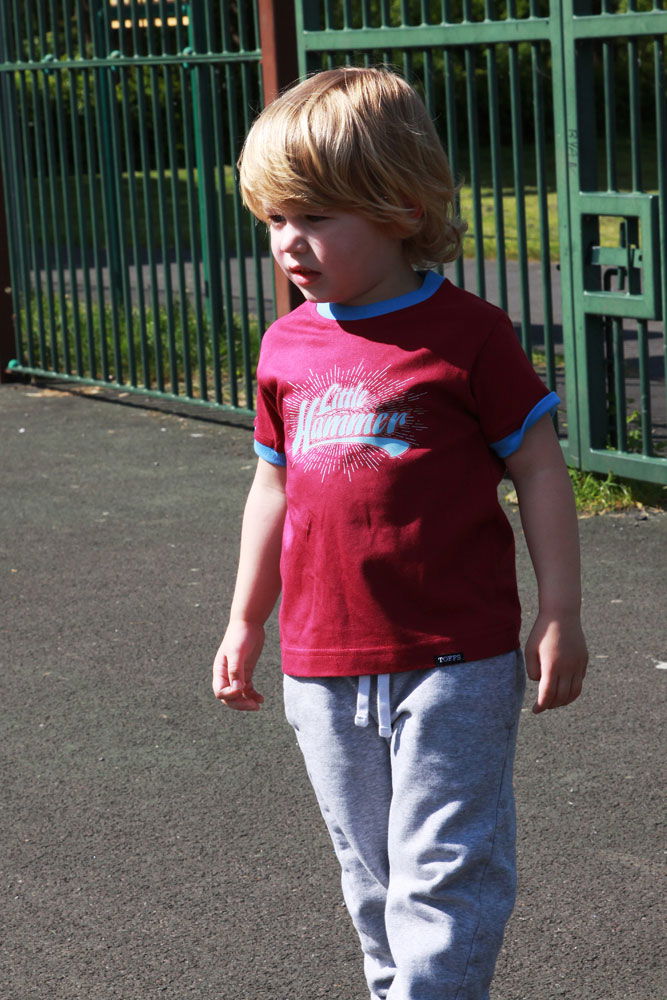 Kids Little Hammer - Maroon/Sky Ringer