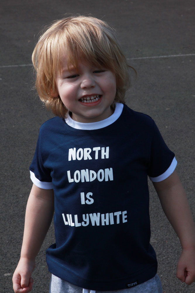 Kids North London - Navy/White Ringer