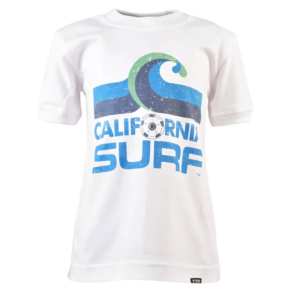 Kids NASL California Surf T-Shirt - White