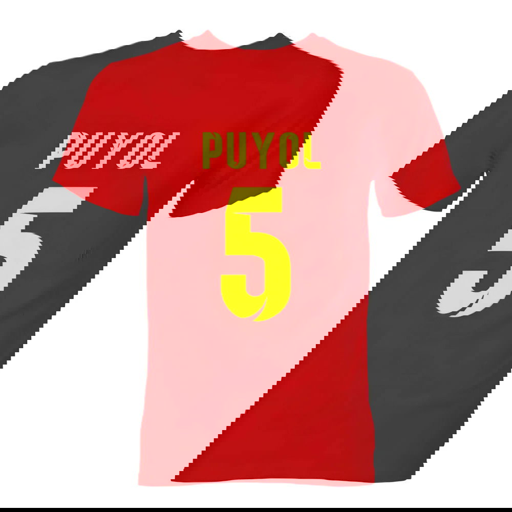 Barcelona Carlos Puyol Hero T-Shirt (Red)