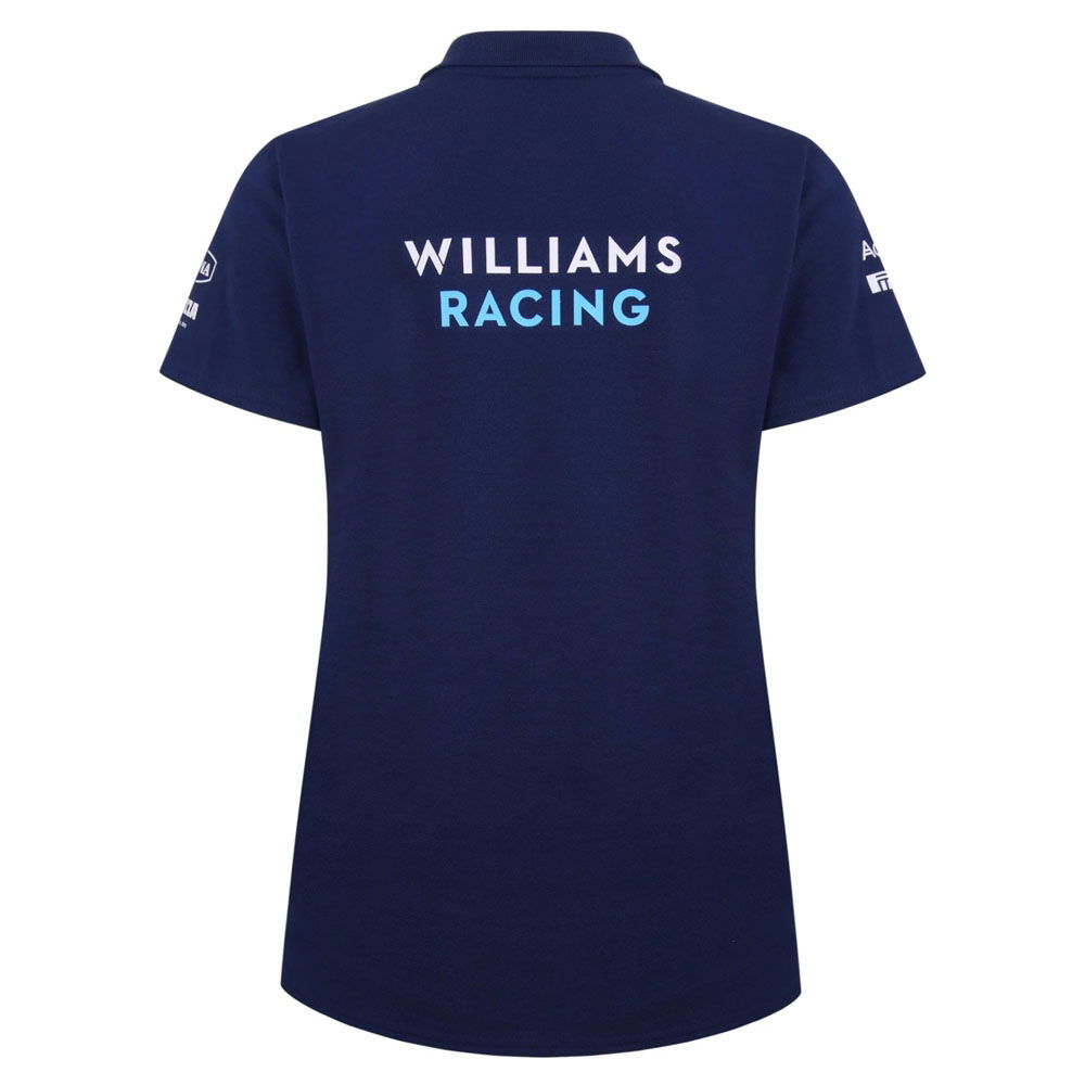 2021 Williams Racing Media Polo Shirt (Womens) - Navy