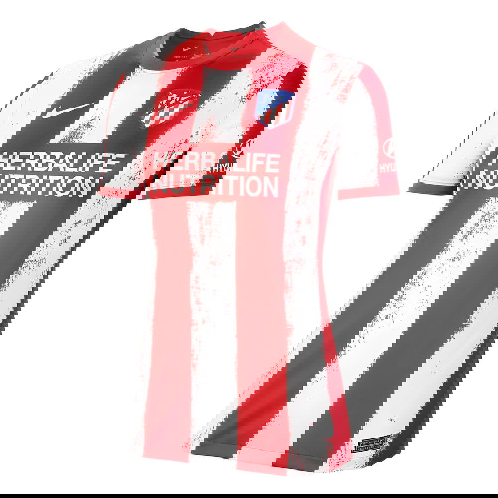 2021-2022 Atletico Madrid Womens Home Shirt (Your Name)