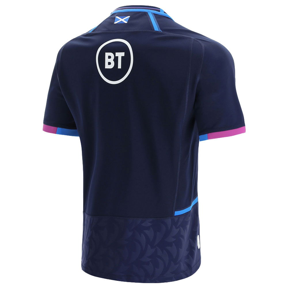 2021-2022 Scotland Home Replica Rugby Shirt (Kids)