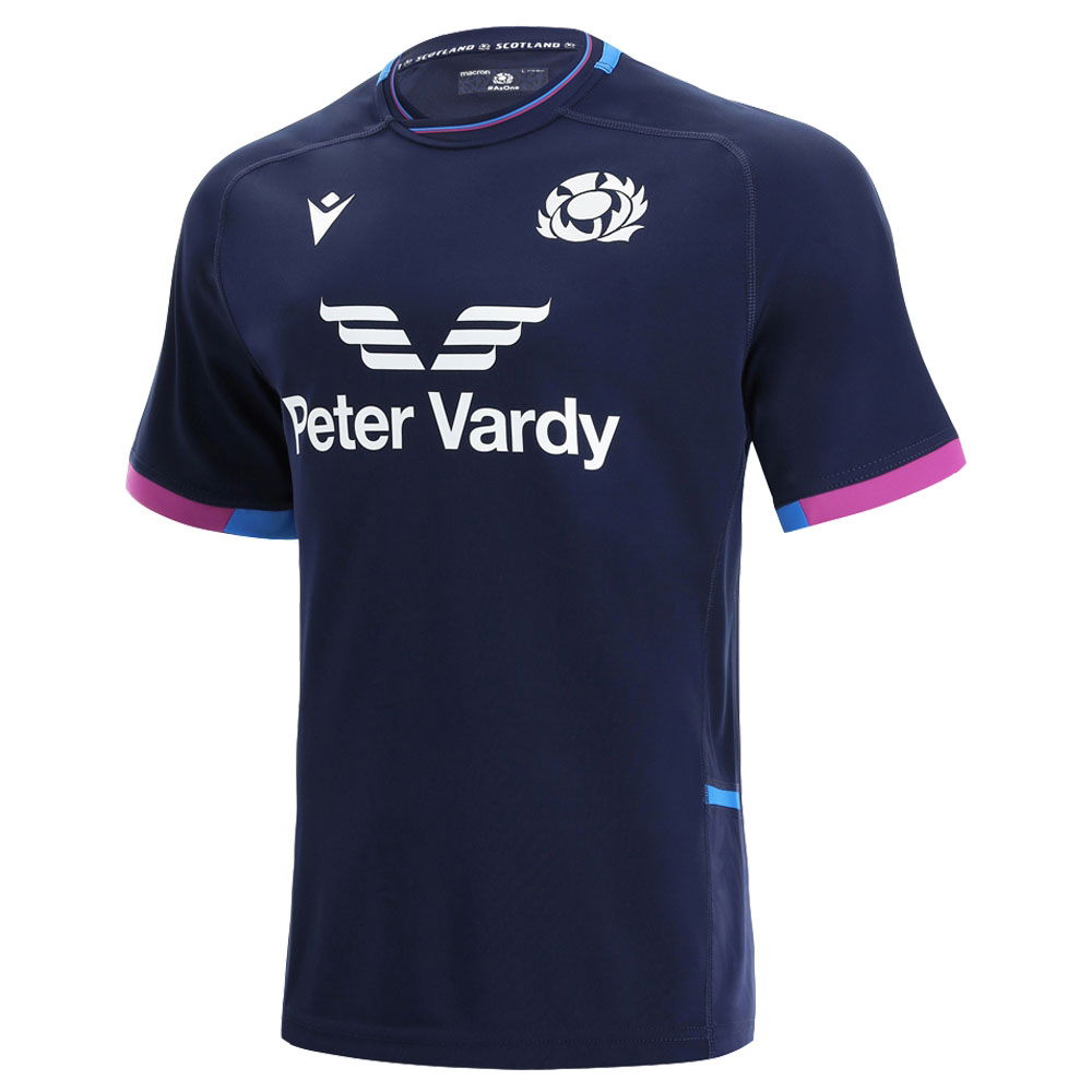 2021-2022 Scotland Home Replica Rugby Shirt (Kids) (Your Name)