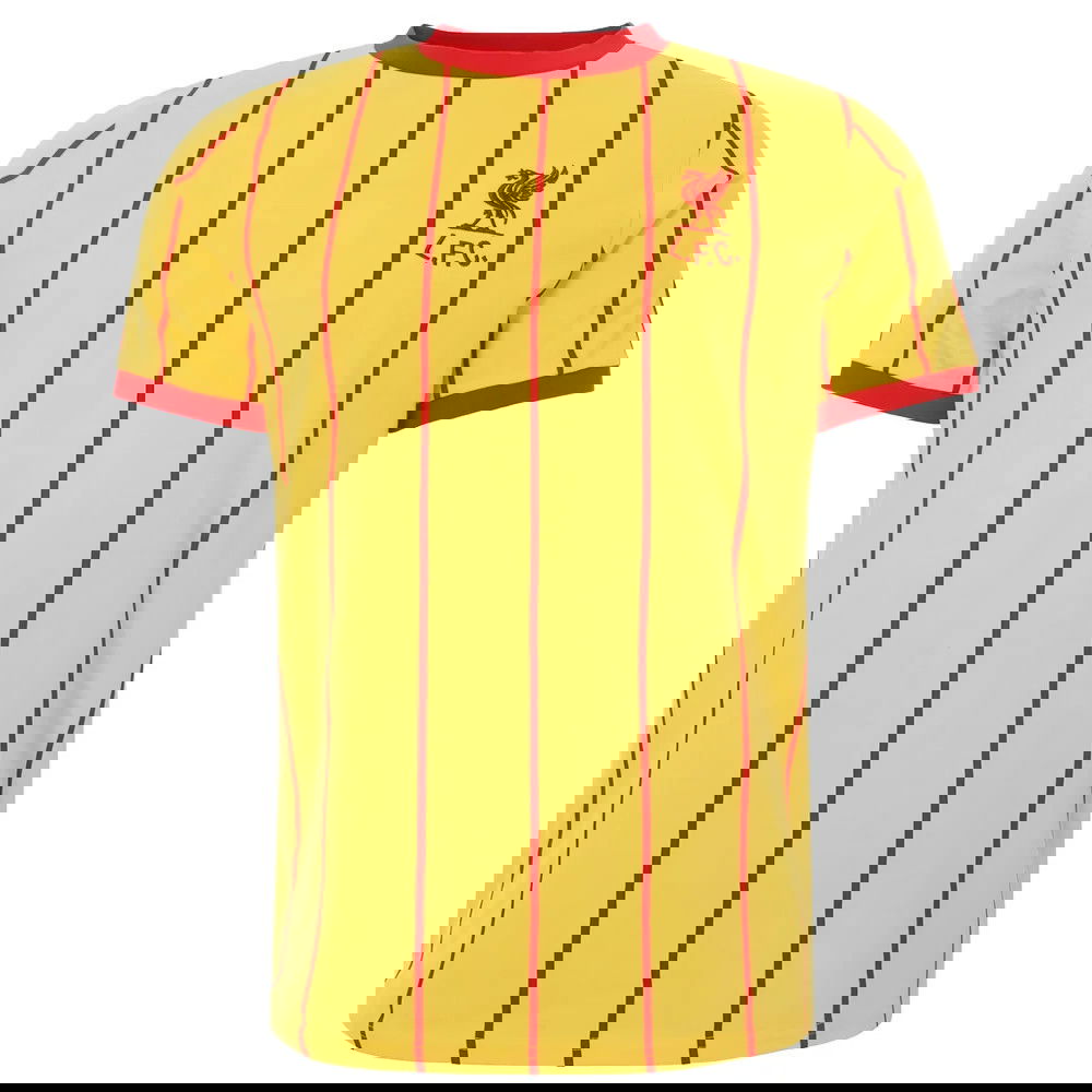 Liverpool Heritage 1982 Yellow Away Tee (CARRAGHER 23)