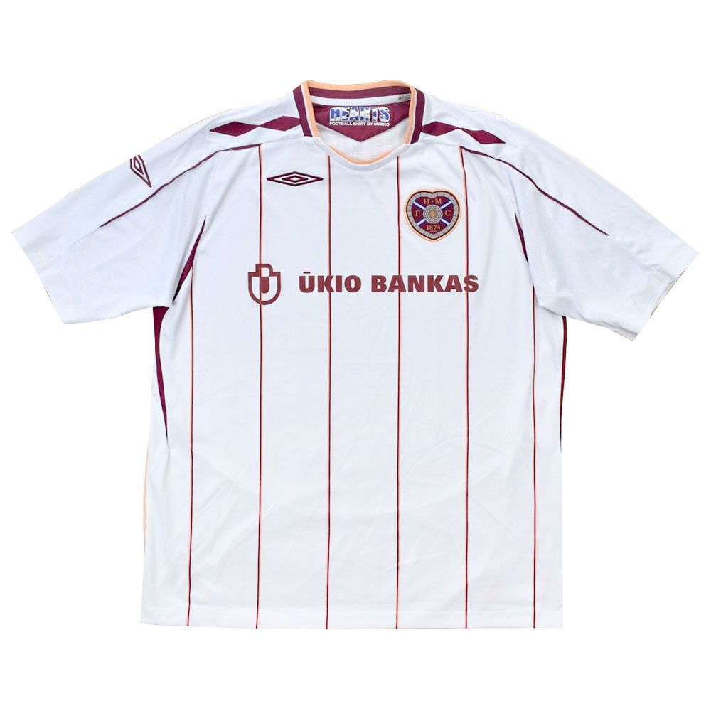 2007-2008 Hearts Away Shirt (Your Name)