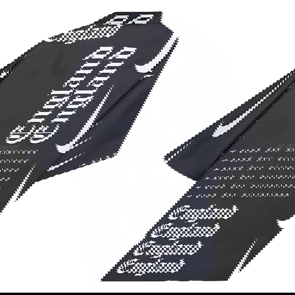 2022-2023 England Button-Down Soccer Top (Black)