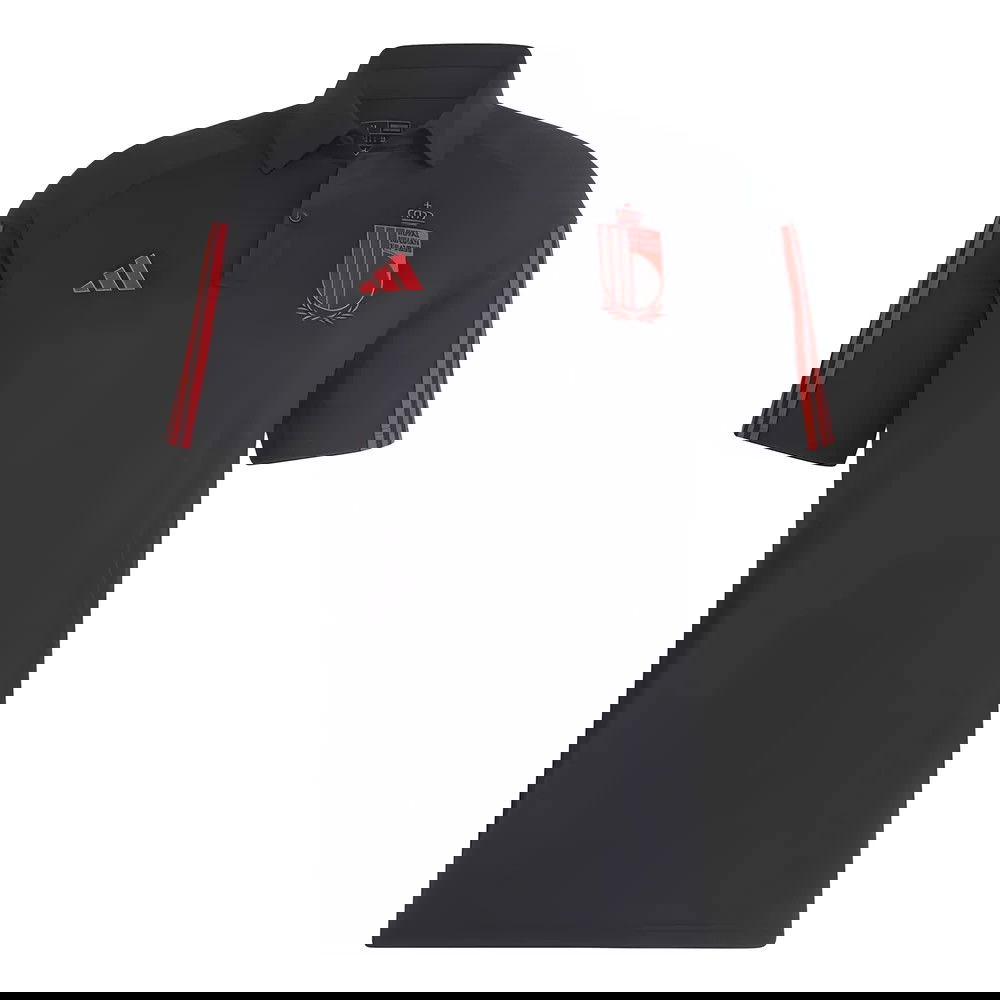 2022-2023 Belgium Polo Shirt (Black)