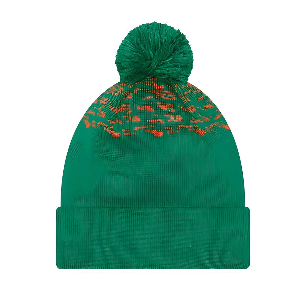 2022-2023 Ireland FAI Marl Bobble Cuff Beanie (Green)