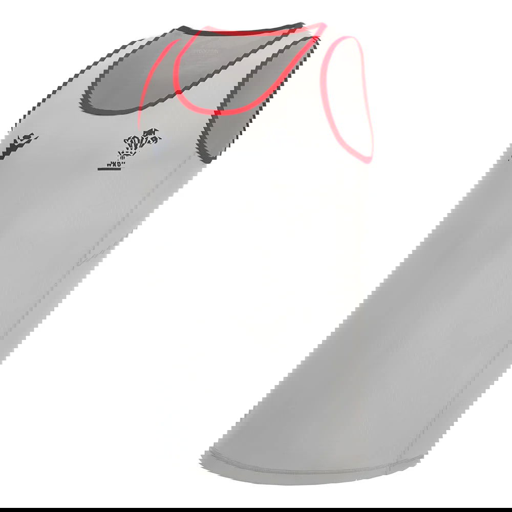 2022-2023 Wales WRU Training Poly Dry Singlet (Grey) (Your Name)