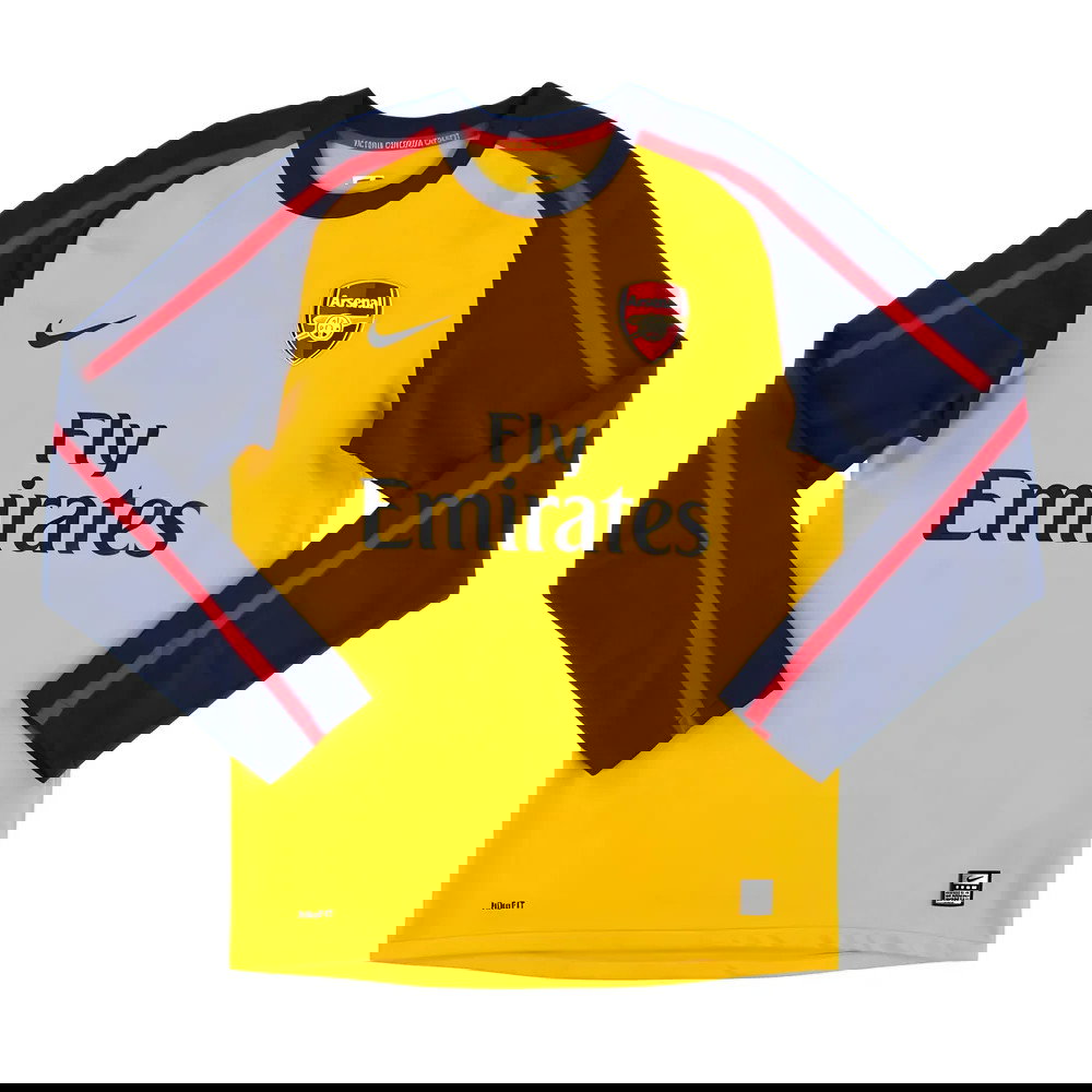 2008-2009 Arsenal Long Sleeve Away Shirt