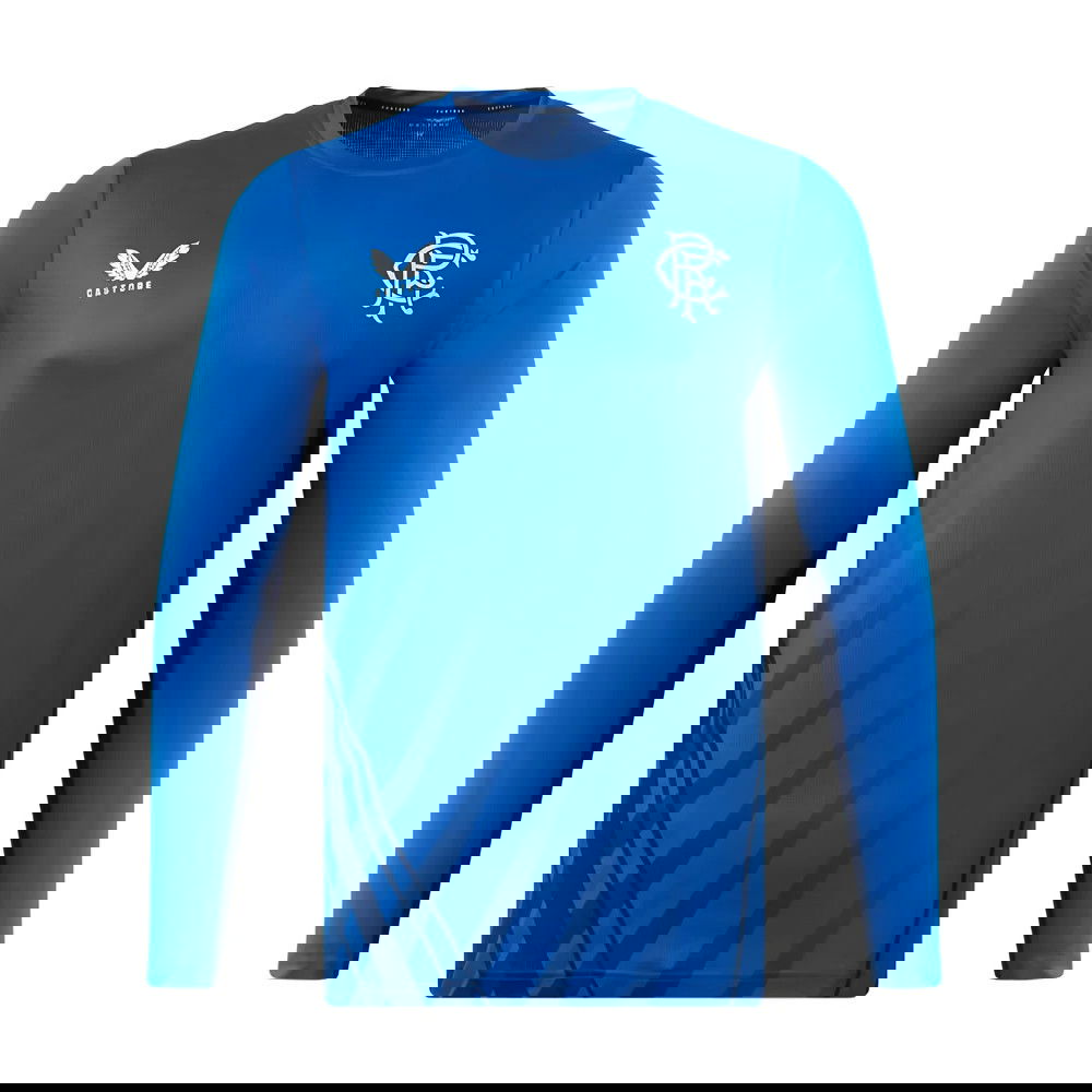 2022-2023 Rangers Long Sleeve Training Tee (Blue) (KENT 14)