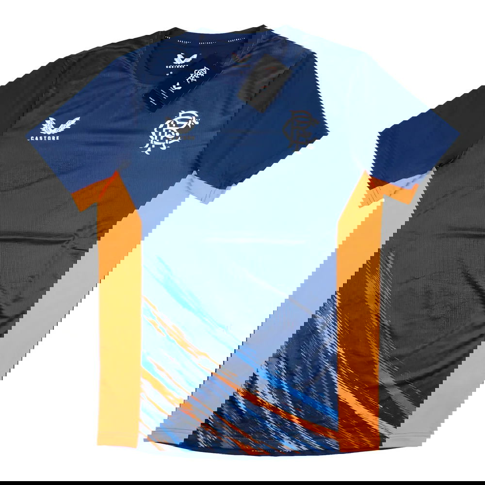 2022-2023 Rangers Match Day Tee (Navy-Orange) (KENT 14)