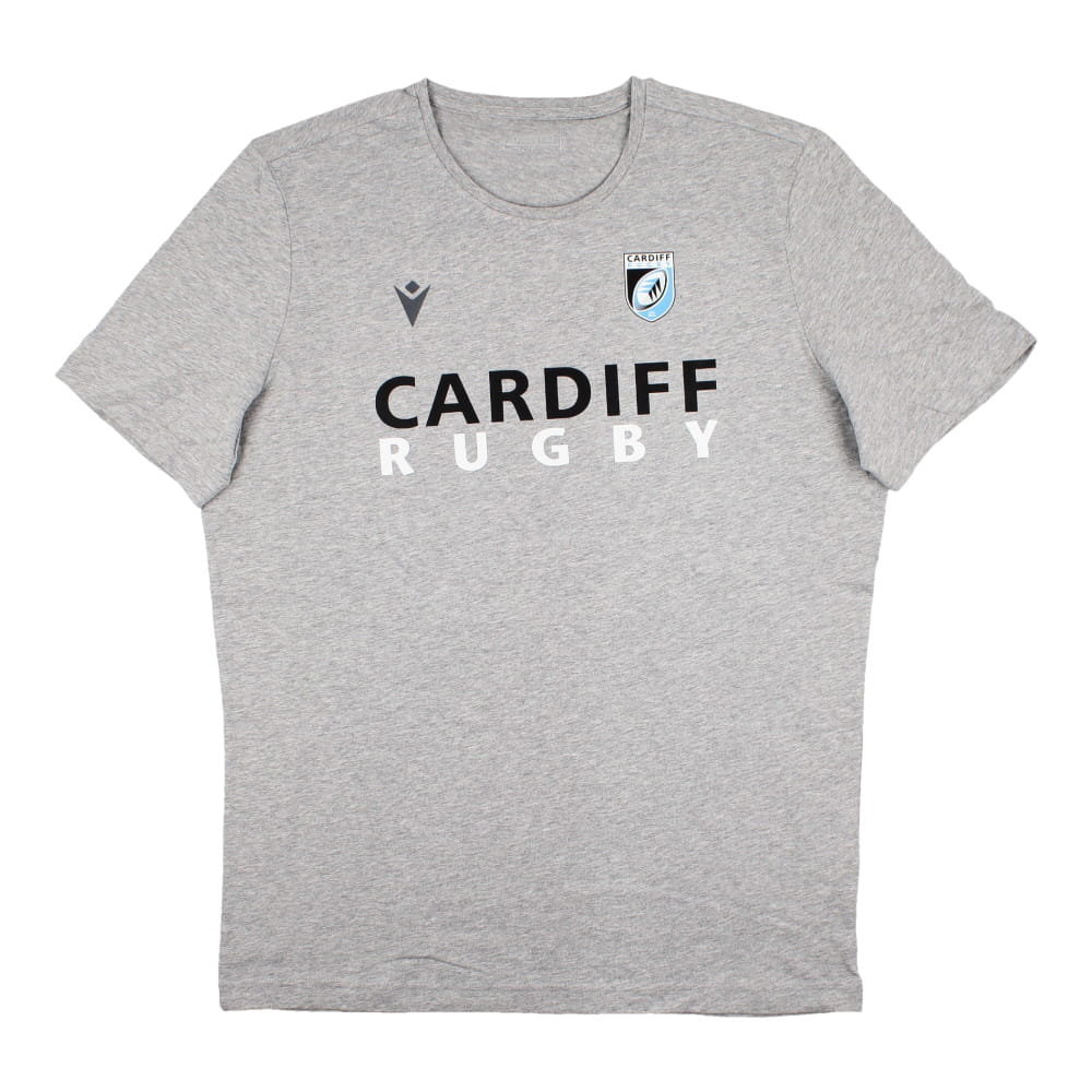 2022-2023 Cardiff Blues Leisure Cotton Tee (Grey)