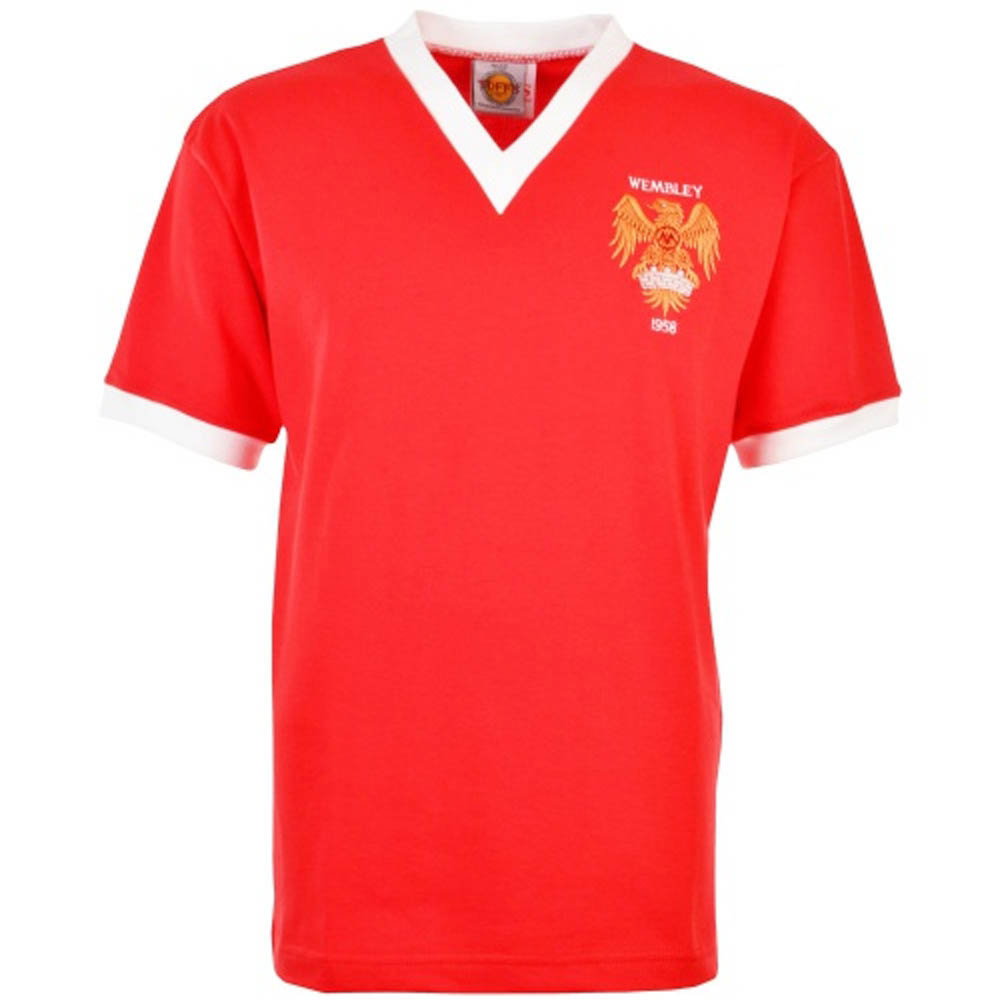 Manchester Reds 1958 FA Cup Final Retro Shirt (Your Name)