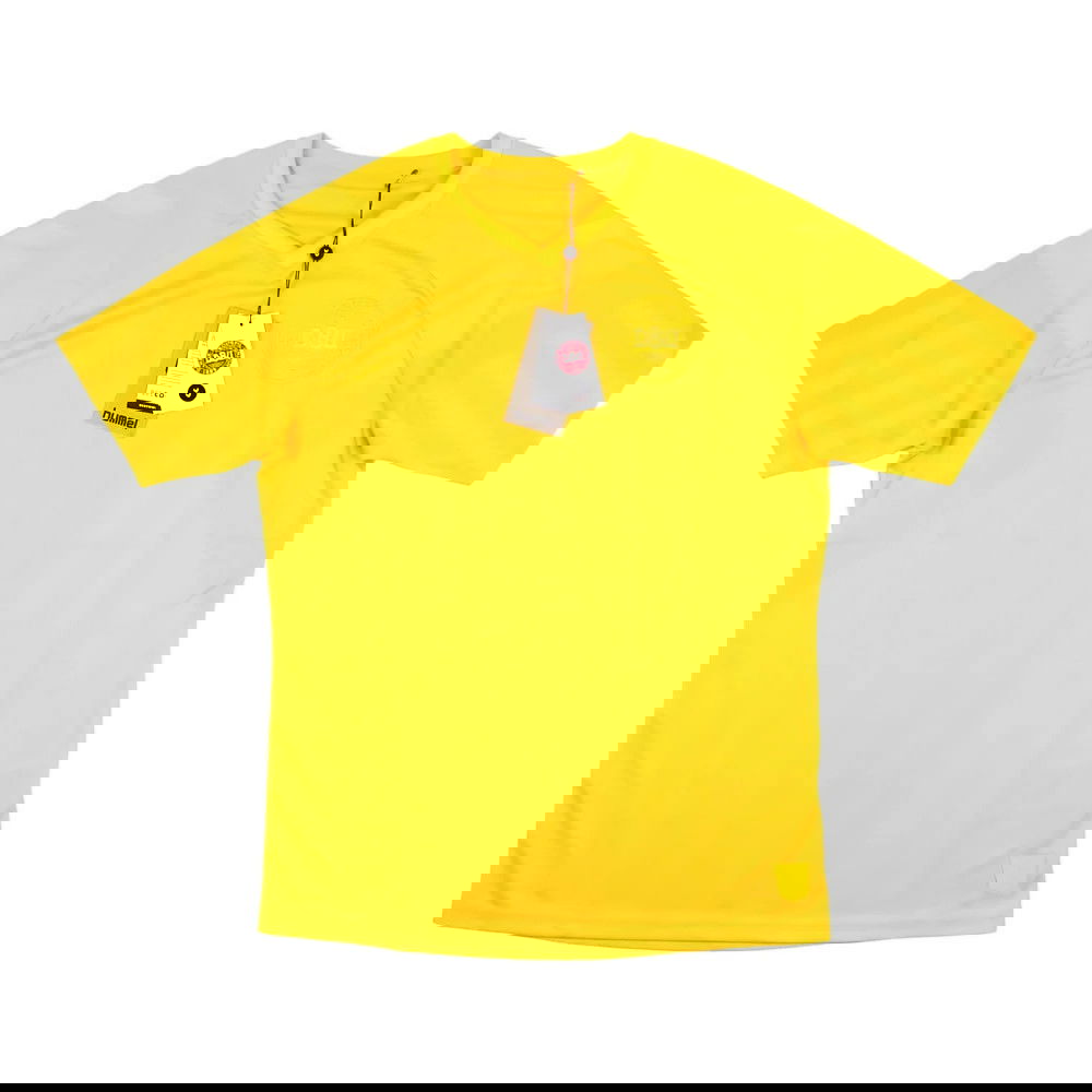 2022-2023 Denmark Away Goalkeeper Jersey (Yellow) (O Christensen 16)