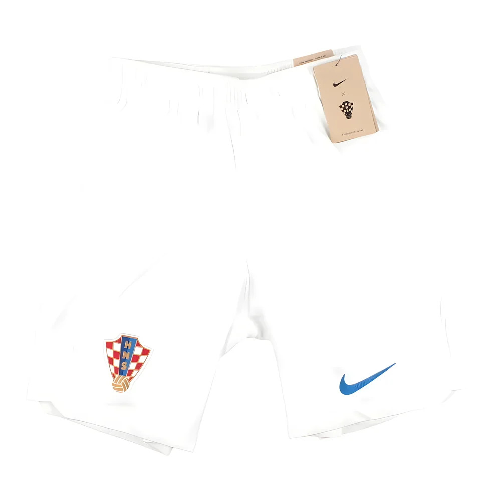 2022-2023 Croatia Home Shorts (White)