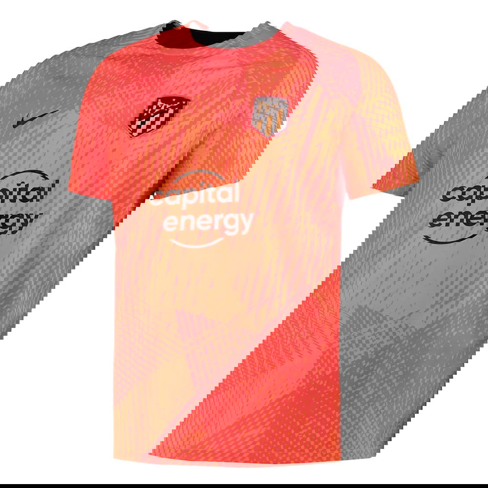 2022-2023 Atletico Madrid Pre-Match Training Shirt (Laser Crimson) (CARRASCO 21)