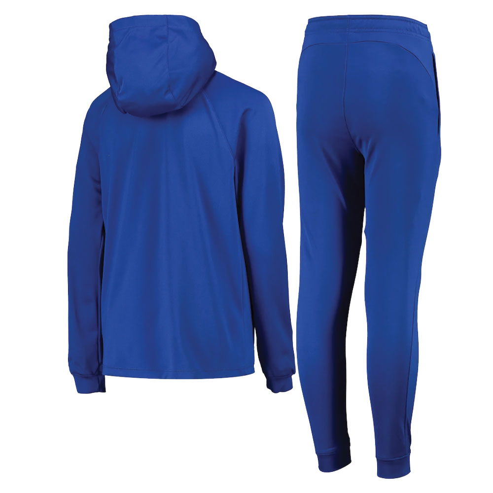 2022-2023 PSG Hooded Strike Tracksuit (Blue) - Kids